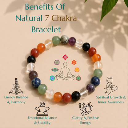 Natural 7 Chakra Bracelet