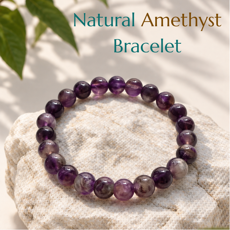 Natural Amethyst Bracelet