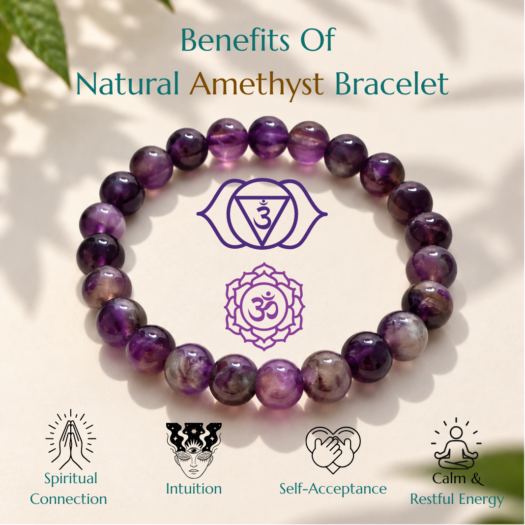 Natural Amethyst Bracelet