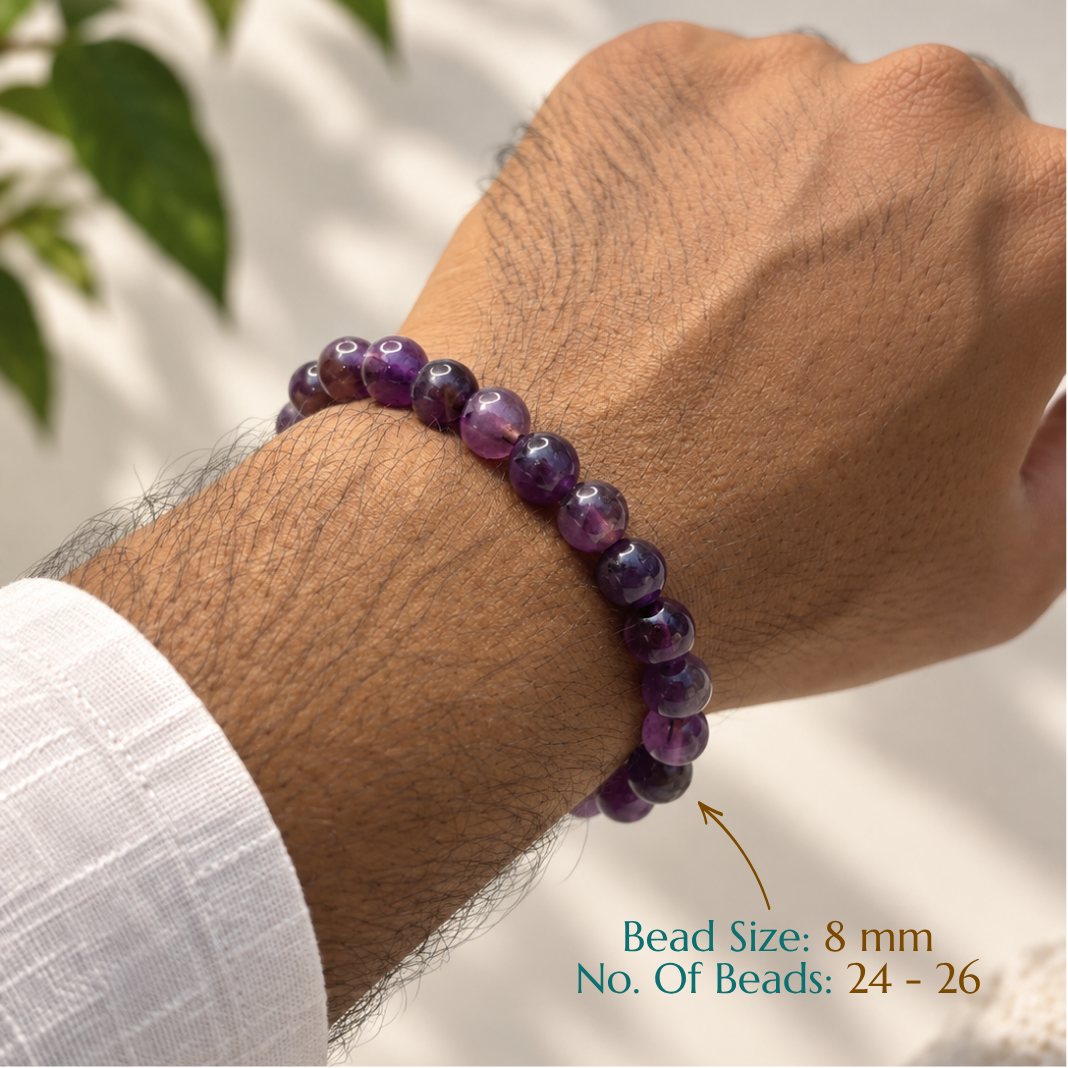 Natural Amethyst Bracelet