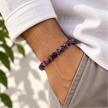 Natural Amethyst Bracelet