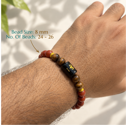Aries (मेष राशि) Crystal Bracelet