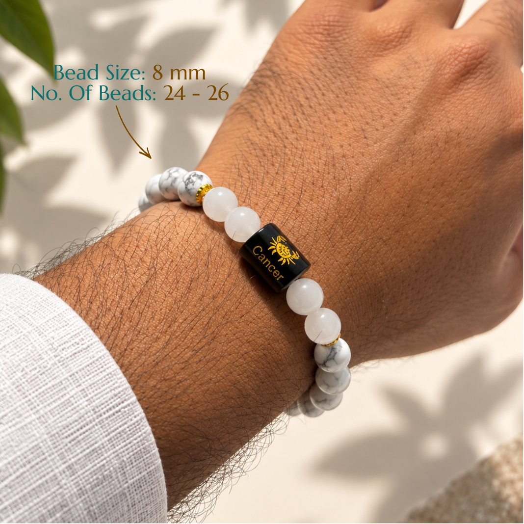 Cancer (कर्क राशि) Crystal Bracelet