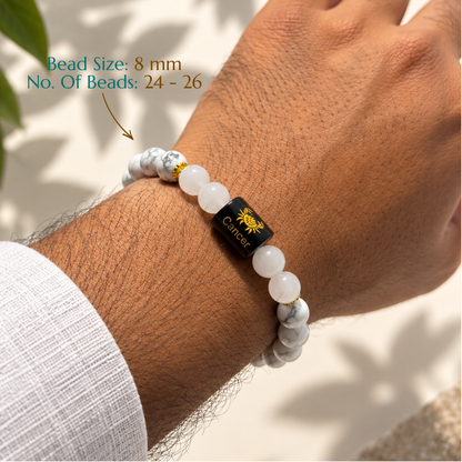 Cancer (कर्क राशि) Crystal Bracelet