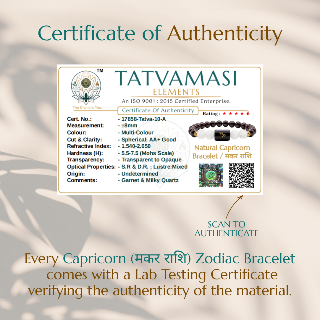 Capricorn (मकर राशि) Zodiac Bracelet