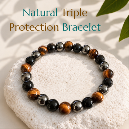 Natural Triple Protection Bracelet