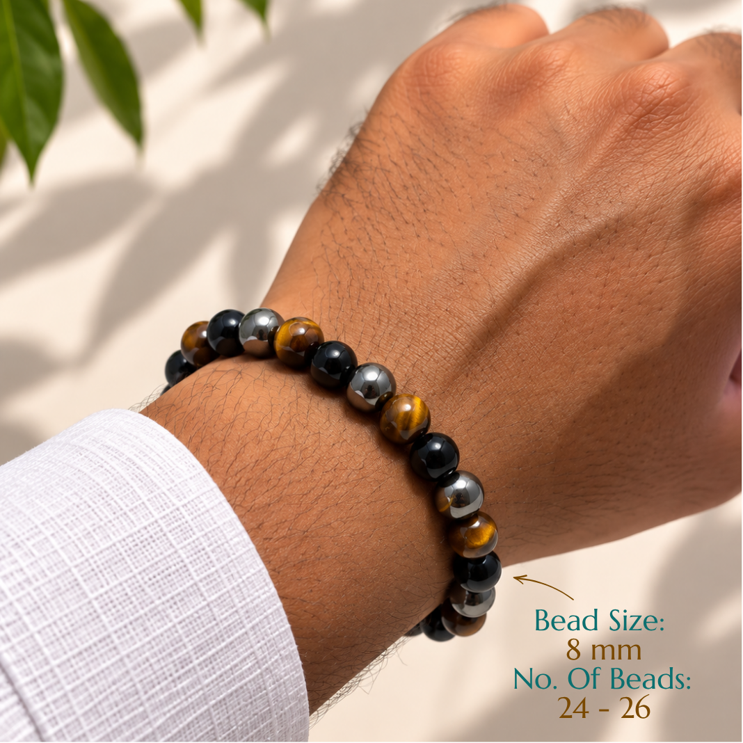 Natural Triple Protection Bracelet