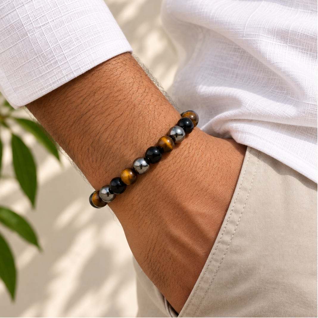 Natural Triple Protection Bracelet