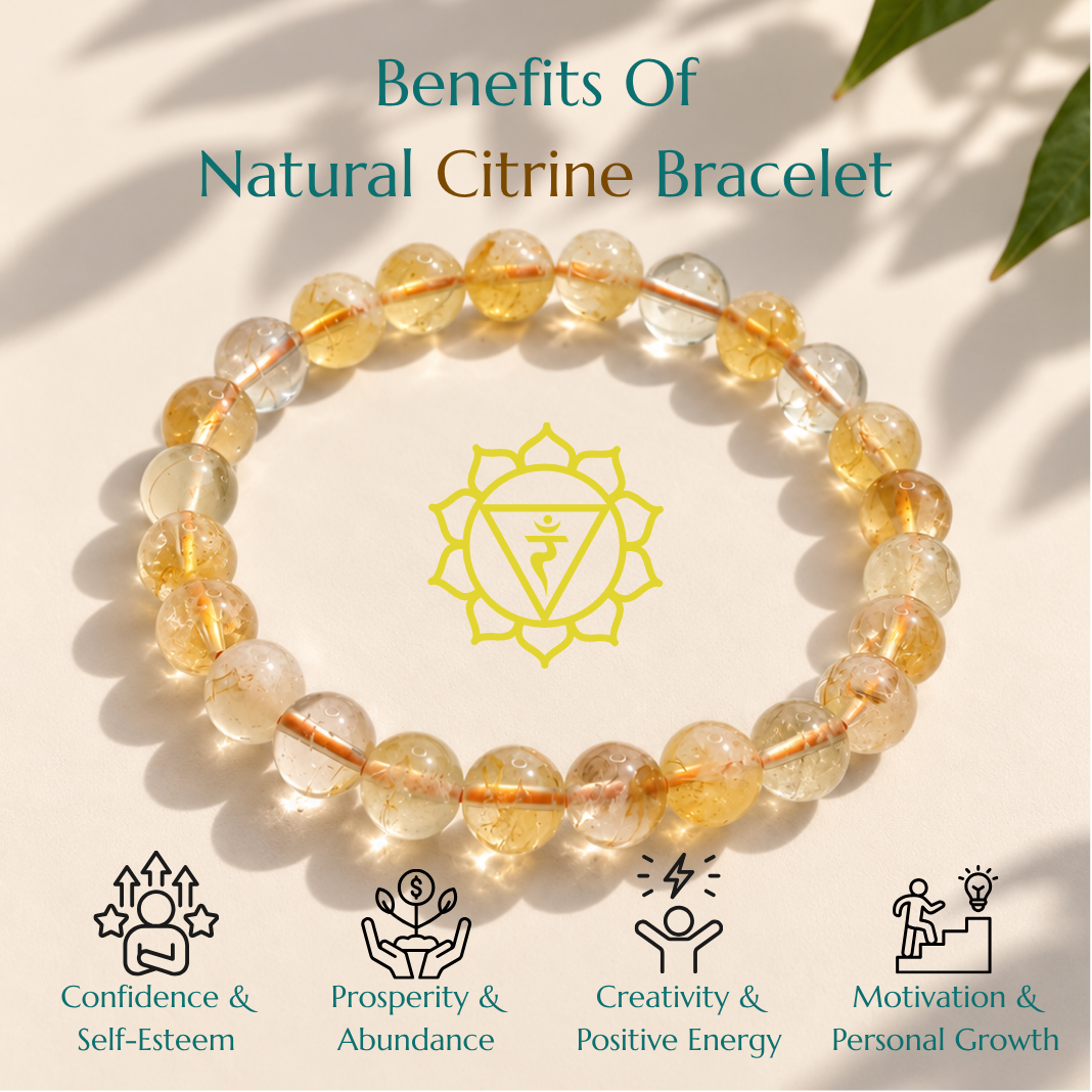 Natural Citrine Bracelet