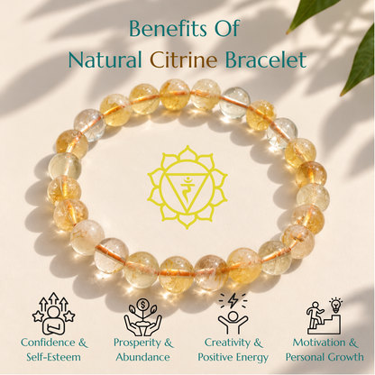 Natural Citrine Bracelet