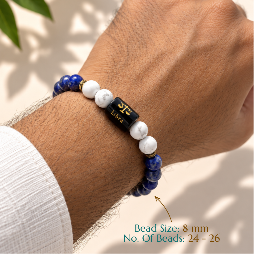 Libra (तुला राशि) Zodiac Bracelet