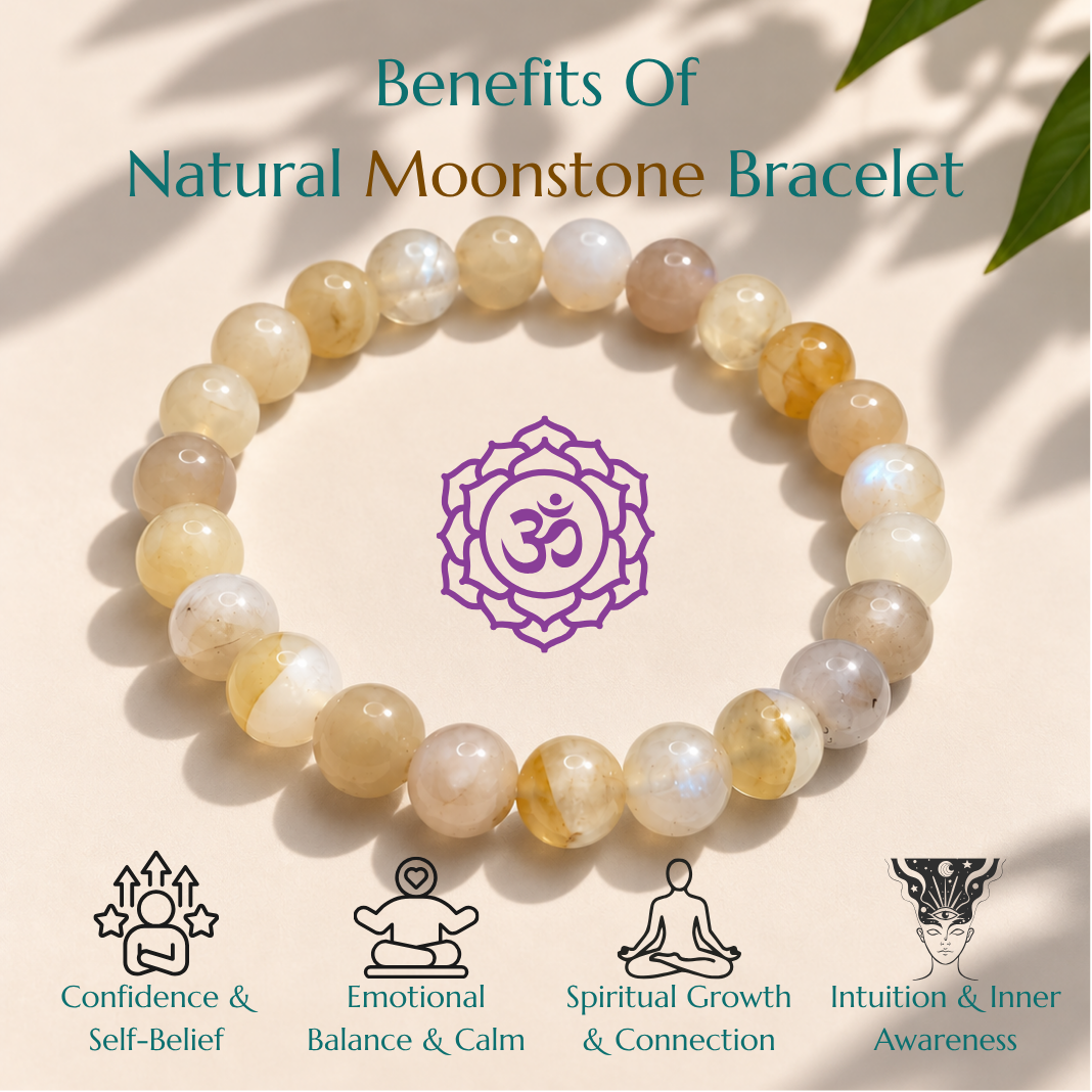 Natural Moonstone Bracelet