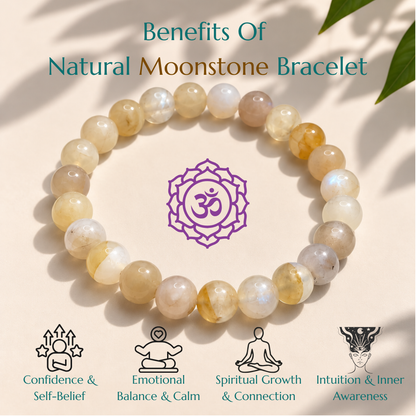 Natural Moonstone Bracelet