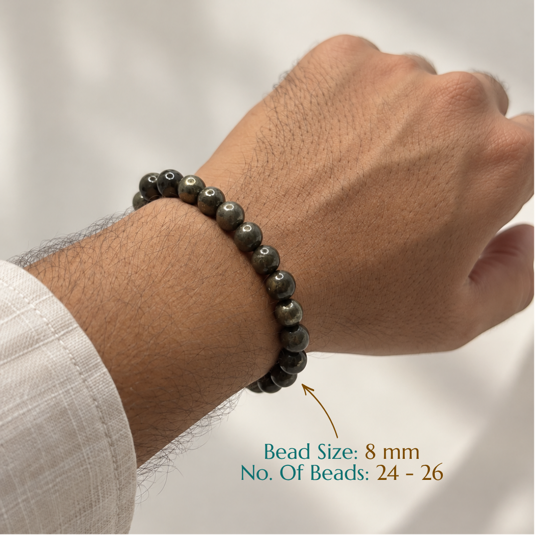 Natural Pyrite Bracelet