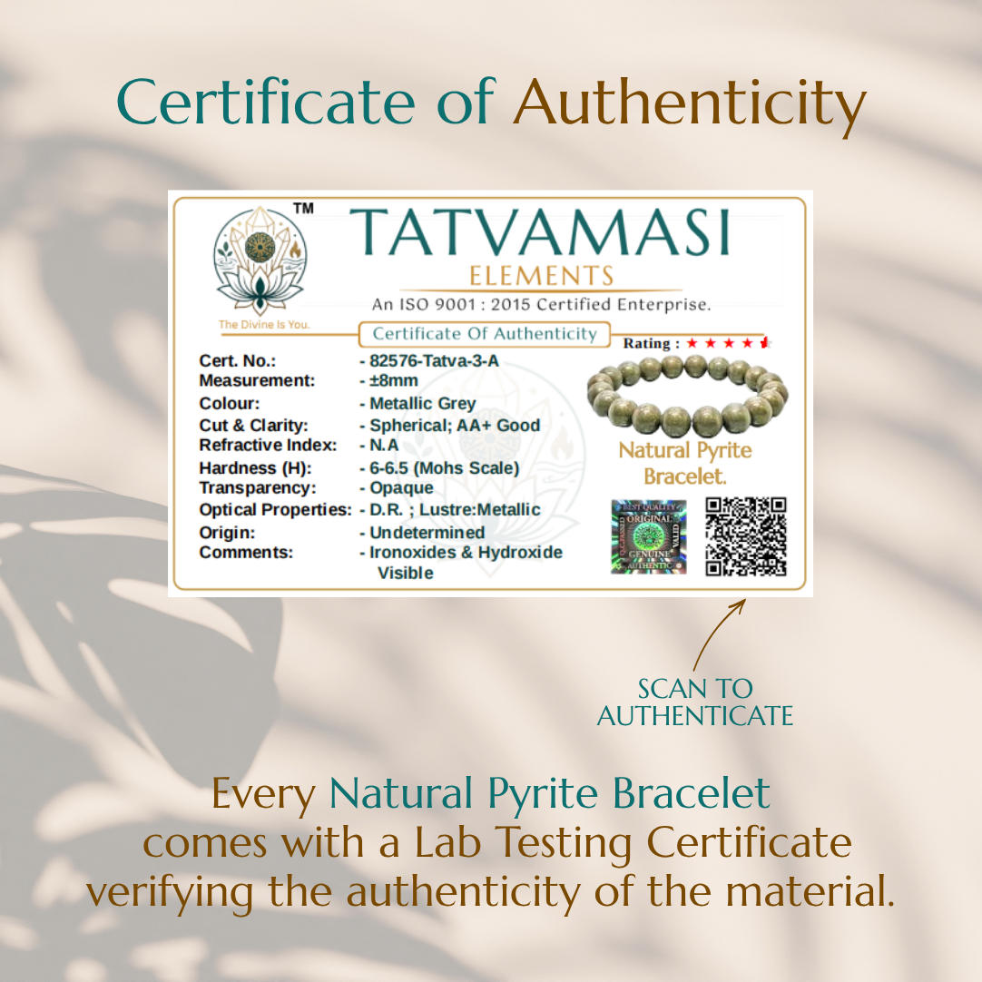 Natural Pyrite Bracelet
