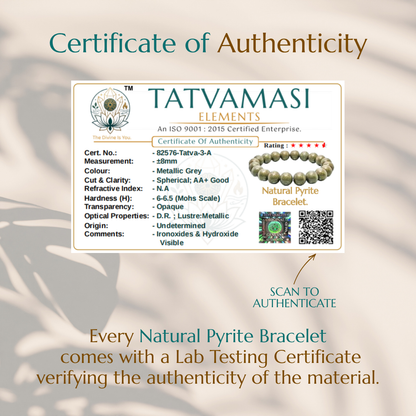 Natural Pyrite Bracelet