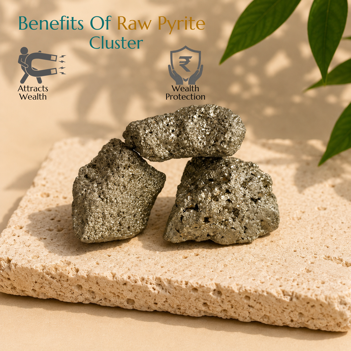 Natural Raw Pyrite | The Stone of Prosperity & Protection