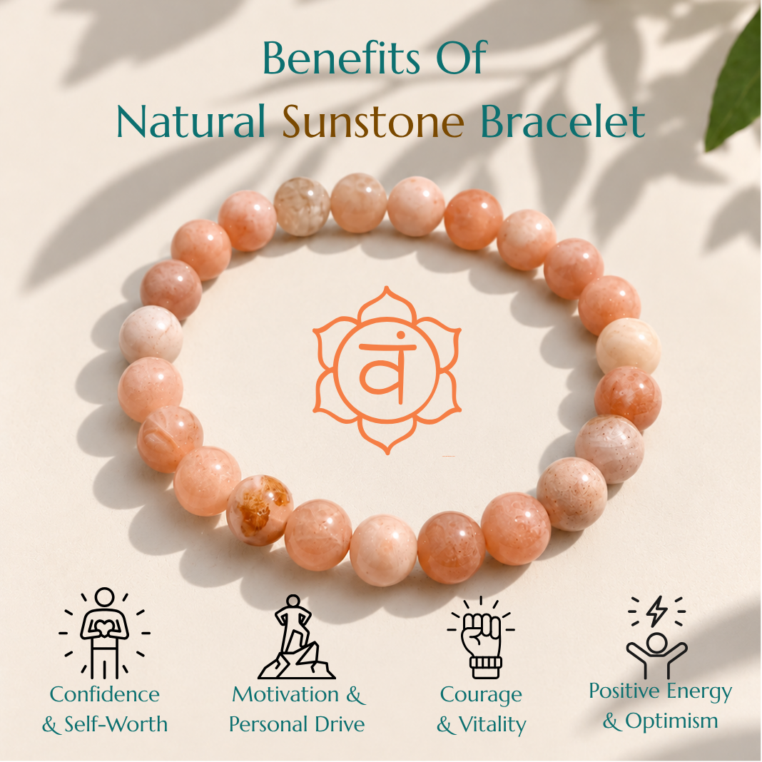 Natural Sunstone Bracelet