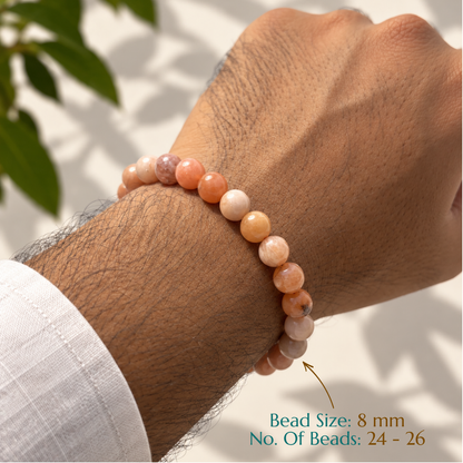 Natural Sunstone Bracelet