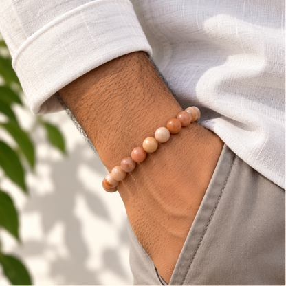 Natural Sunstone Bracelet