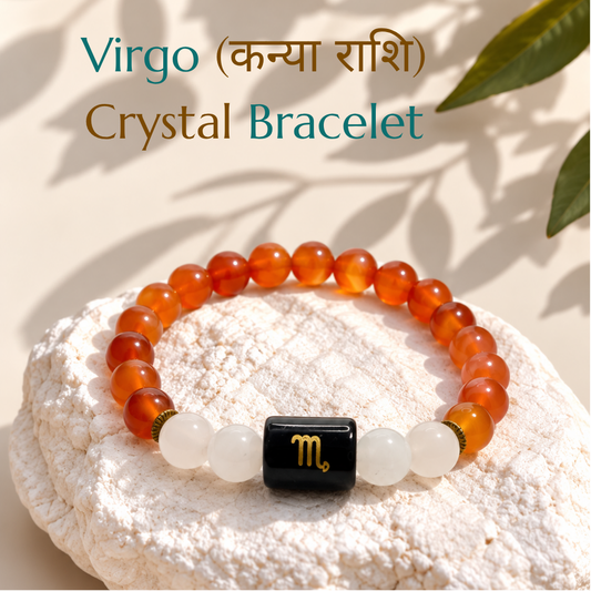 Virgo (कन्या राशि) Crystal Bracelet